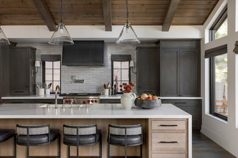 White oak Tahoe kitchen