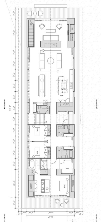 Interior planning notes and materials